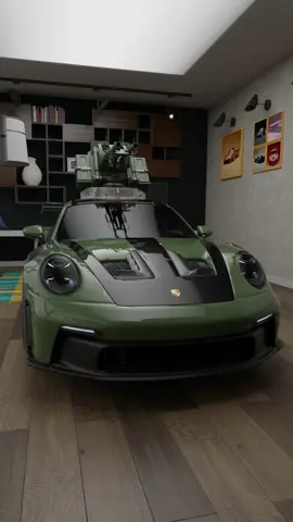 military porsche 🪖                                                   .                                                                  .                                                                                .#militarytiktok #porsche #gt3rs #car #fyp #clean 