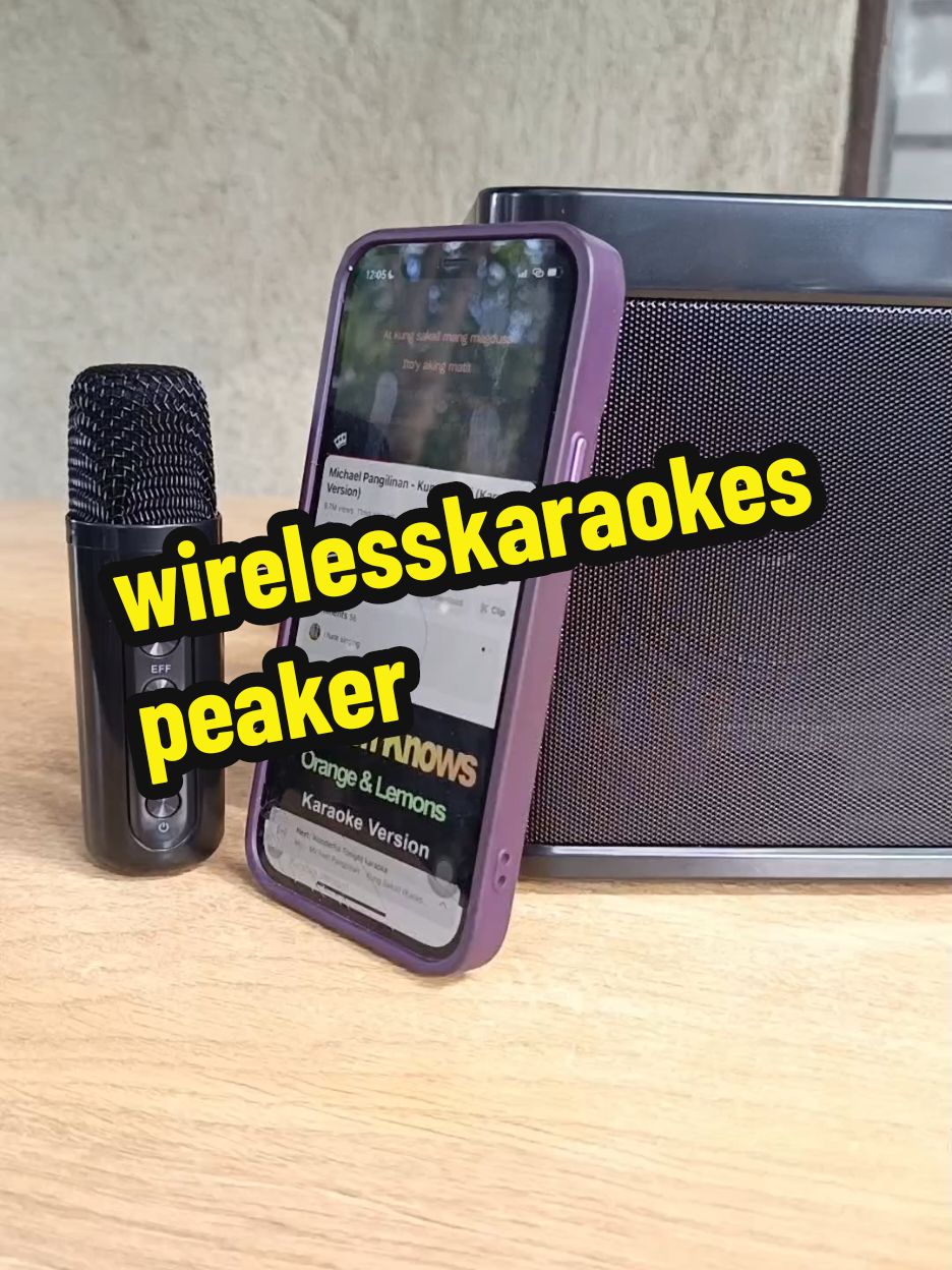 #wirelessspeaker #mini #karaoke #fyp #wirelesskaraokespeaker 