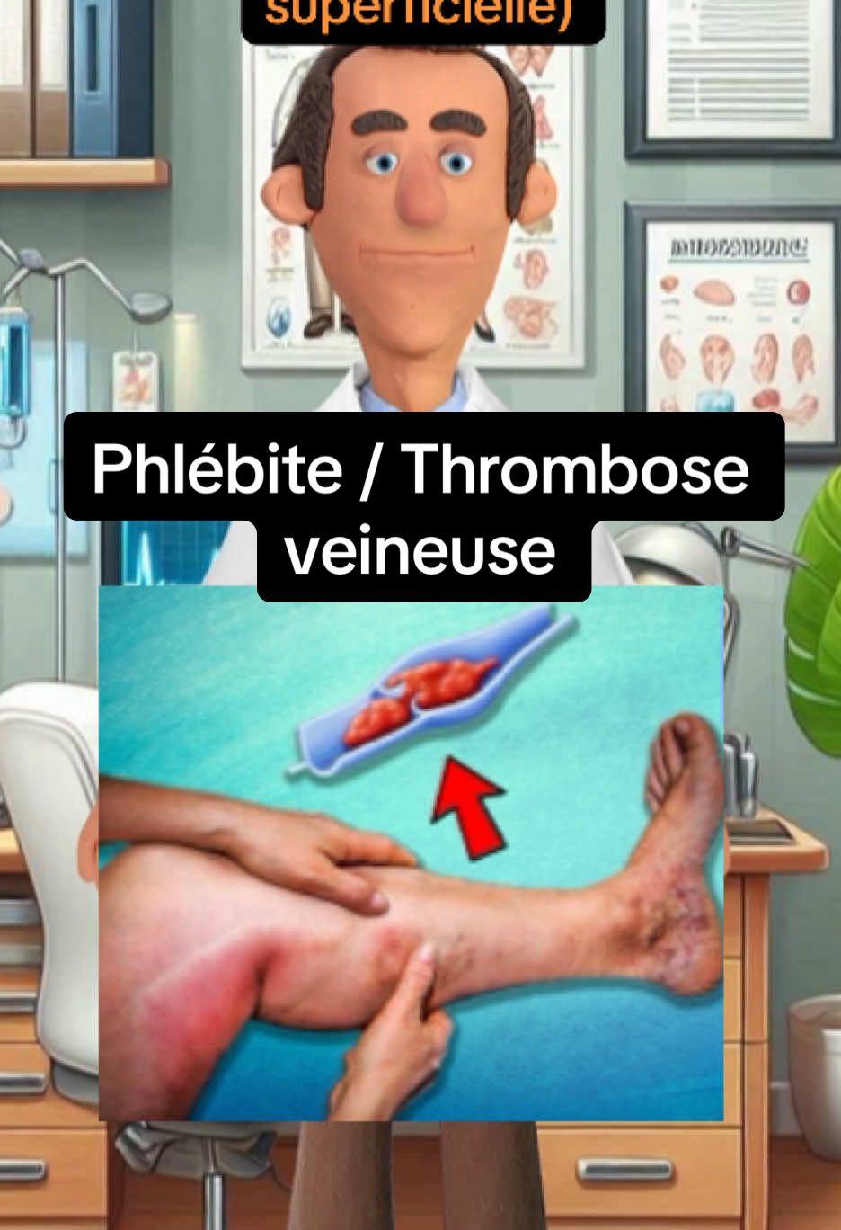 La phlébite, aussi appelée thrombose veineuse #medecine #systemecirculatoire #vulgarisation #phlebite #thrombose #etudianteinfirmière #etudianteinfirmière 