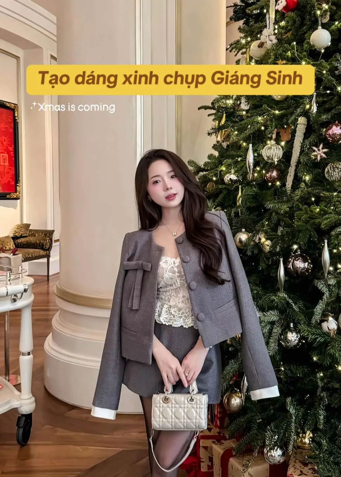 #ptnanee #OOTD #outfitideas #Váy #moingaymotoutfit #taodangchuphinh #thoitrang #Outfit #giangsinh #quanaoquangchau #khanchoang #sweater #giangsinh #xmas 