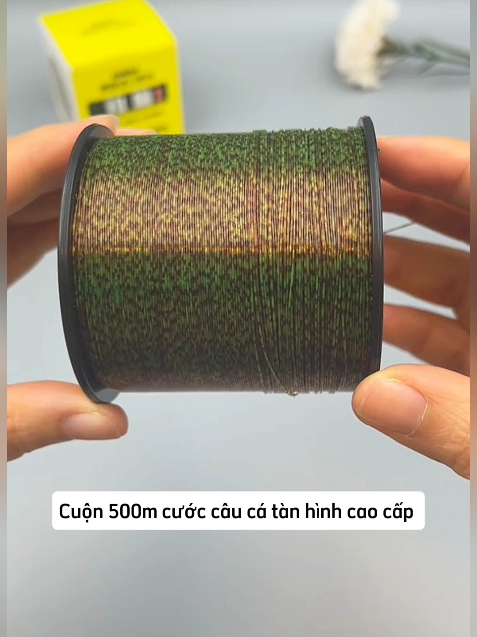 Cuộn 500m cước câu cá tàn hình cao cấp #cauca #fishing #xuhuong 