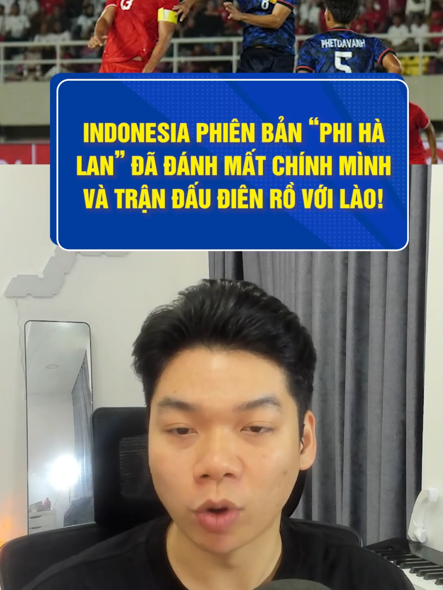 Indonesia phiên bản “phi Hà Lan” đã đánh mất chính mình và trận đấu với Lào! #FPTPlay #aseancup2024 #amec2024 #Aseanutdfc #MitshubishiElectricCup