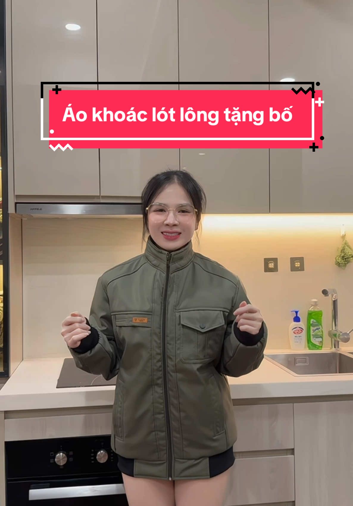 Áo khoác lót lông tặng bố