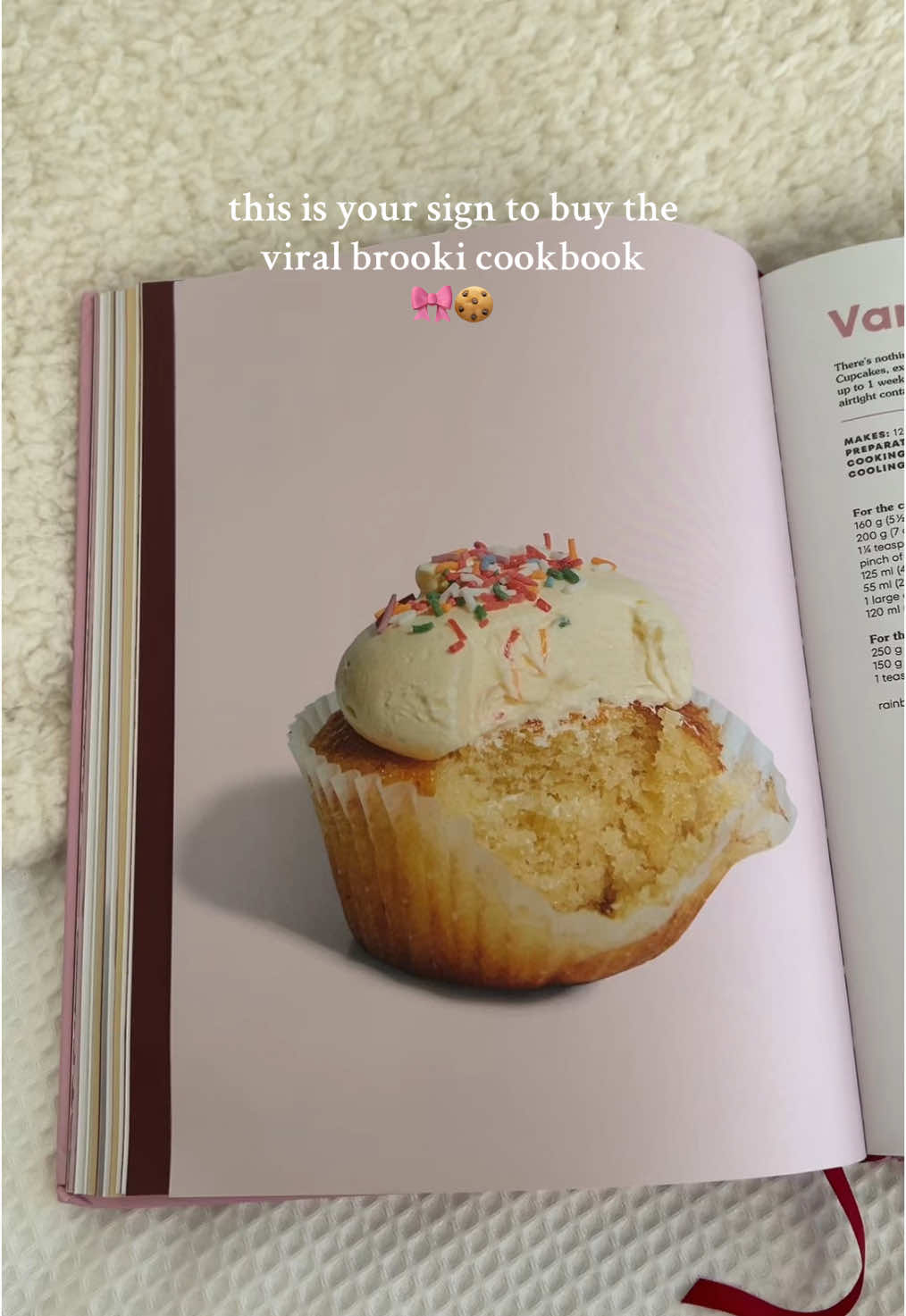 the cutest cookbook!! 🥹  ily @brooki can’t wait to recreate and share some of these delicious bakes! 🥰🫶🏼 #fyp #foryoupage #brooki #brookibakehouse #cookbook #viral #bakersoftiktok #baketok #contentcreator #creatorsearchinsights #aus #nz 