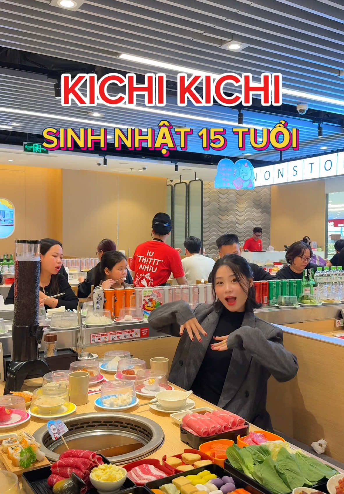 Cuối tuần đi nạp vitamin thịttt  #KichiKichi #camonthitttnhieu #buffetlau #buffetlaubangchuyen #buffet 