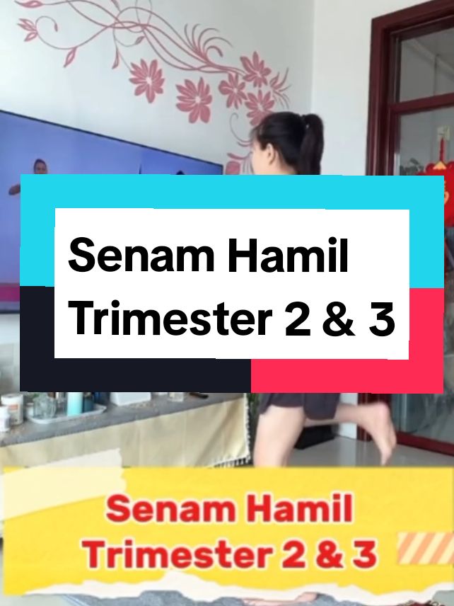 Senam hamil trimester 2 & 3 bisa dilakukan 15 menit atau semampunya ya bun #senamhamil #senamibuhamil #trimester2 #trimester3 