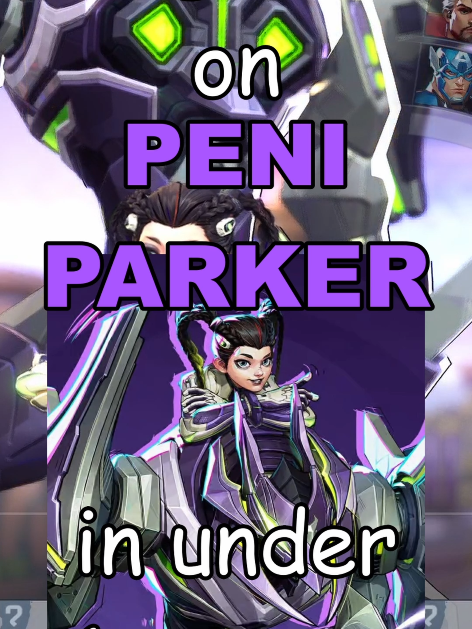 GUIDE TO PENI PARKER IN UNDER 1 MINUTE 🕷 #peniparker #peniparkeredit#marvel #marvelrivals #marvelrivalsgame #marvelcomicstiktok #marvelrivalsclips