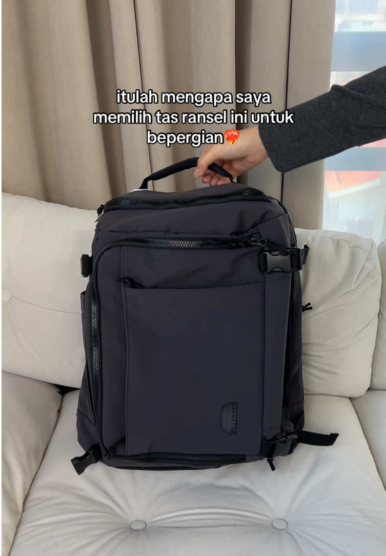 itulah mengapa saya memilih tas ransel ini untuk bepergian #bagsmart #bagsmartid #bagmurah #PayLaterIDN #travelbag #backpack 