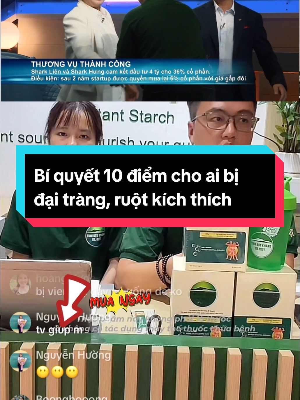 Táo bón, tiêu chảy, viêm đại tràng, hội chứng ruột kích thích dùng ngay Tinh bột kháng Dr. Ruột bạn nhé #drruot #tinhbotkhang #taobon #tieuchay #viemdaitrang #hoichungruotkichthich 