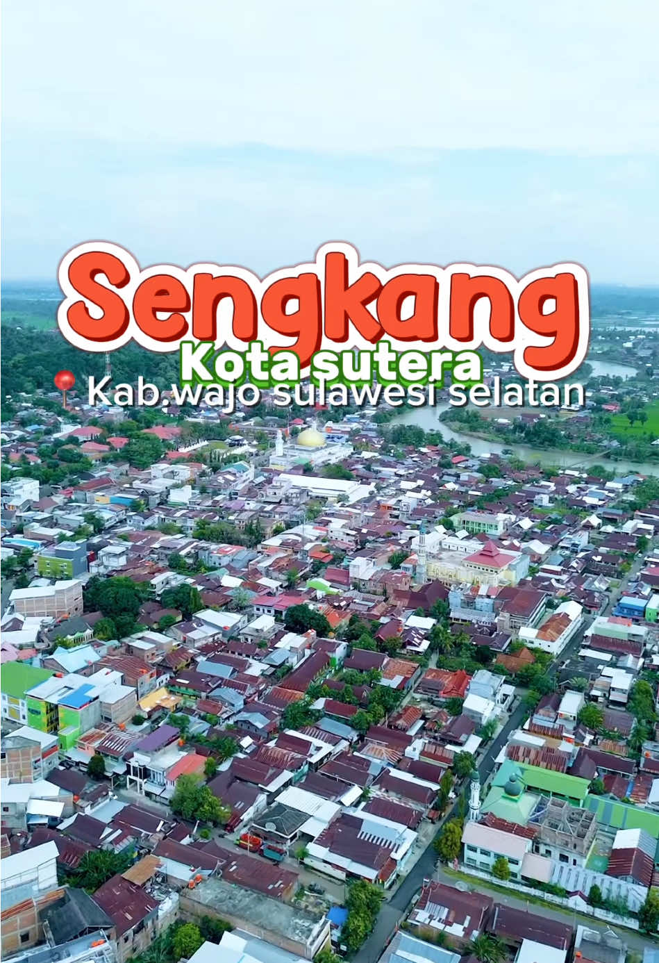 Kota yang indah dan dijuluki sebagai kota penghasil sutera terbaik di sulsel #sengkang#ayokesulsel#sengkangwajo#HealingJourney#DjiMini3#kelilingsulsel#sulsel#healingonline#kotasutera#foryou 