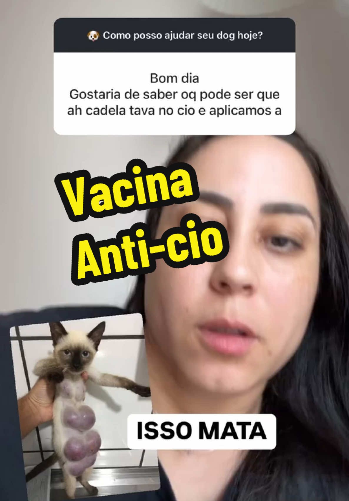 Vacina anti cio não deveria existir!!!!! #cachorros #cachorro 