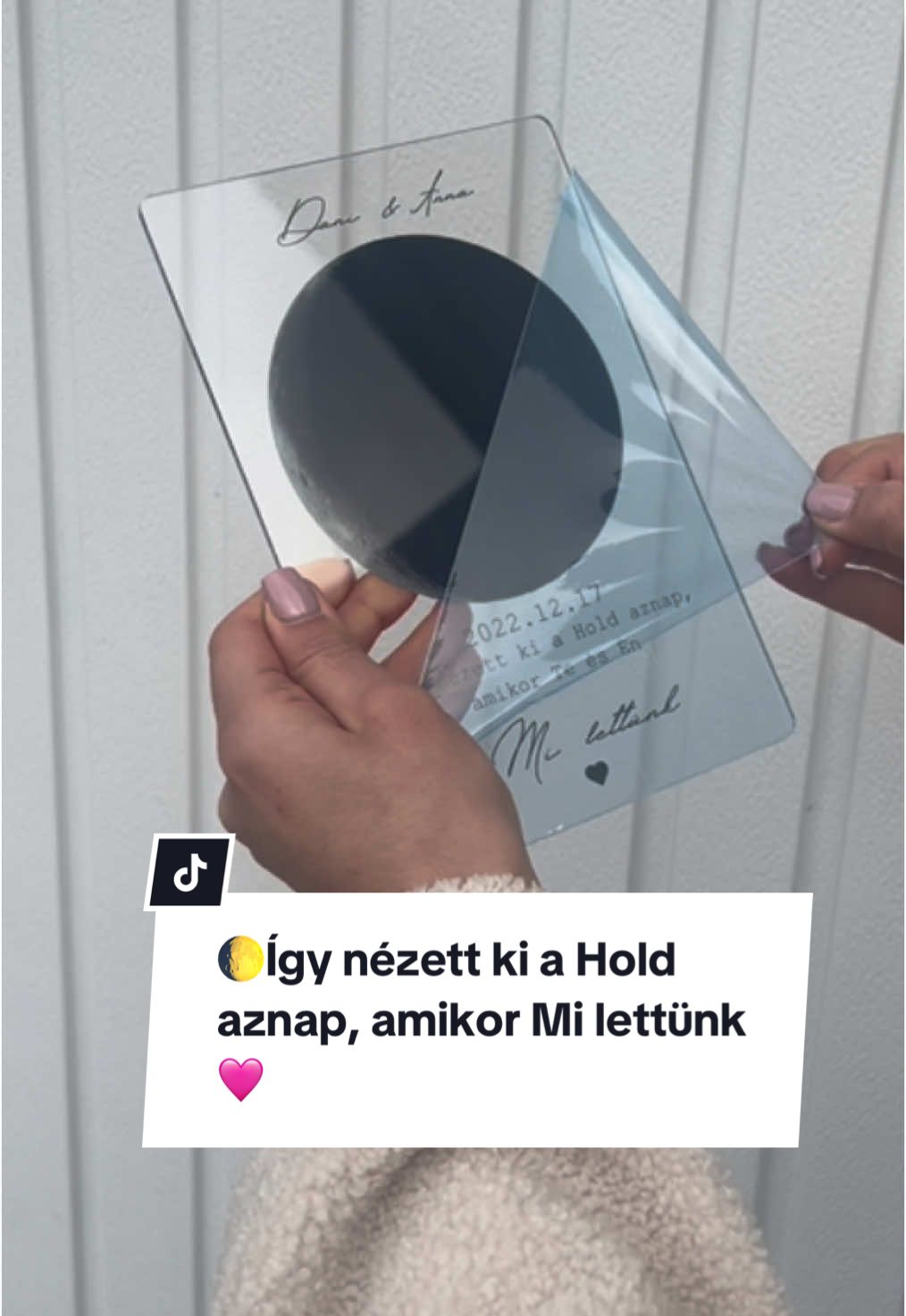 ❄️Örökítsd meg a legszebb pillanatokat Holdas emlékplexivel🥰🎁