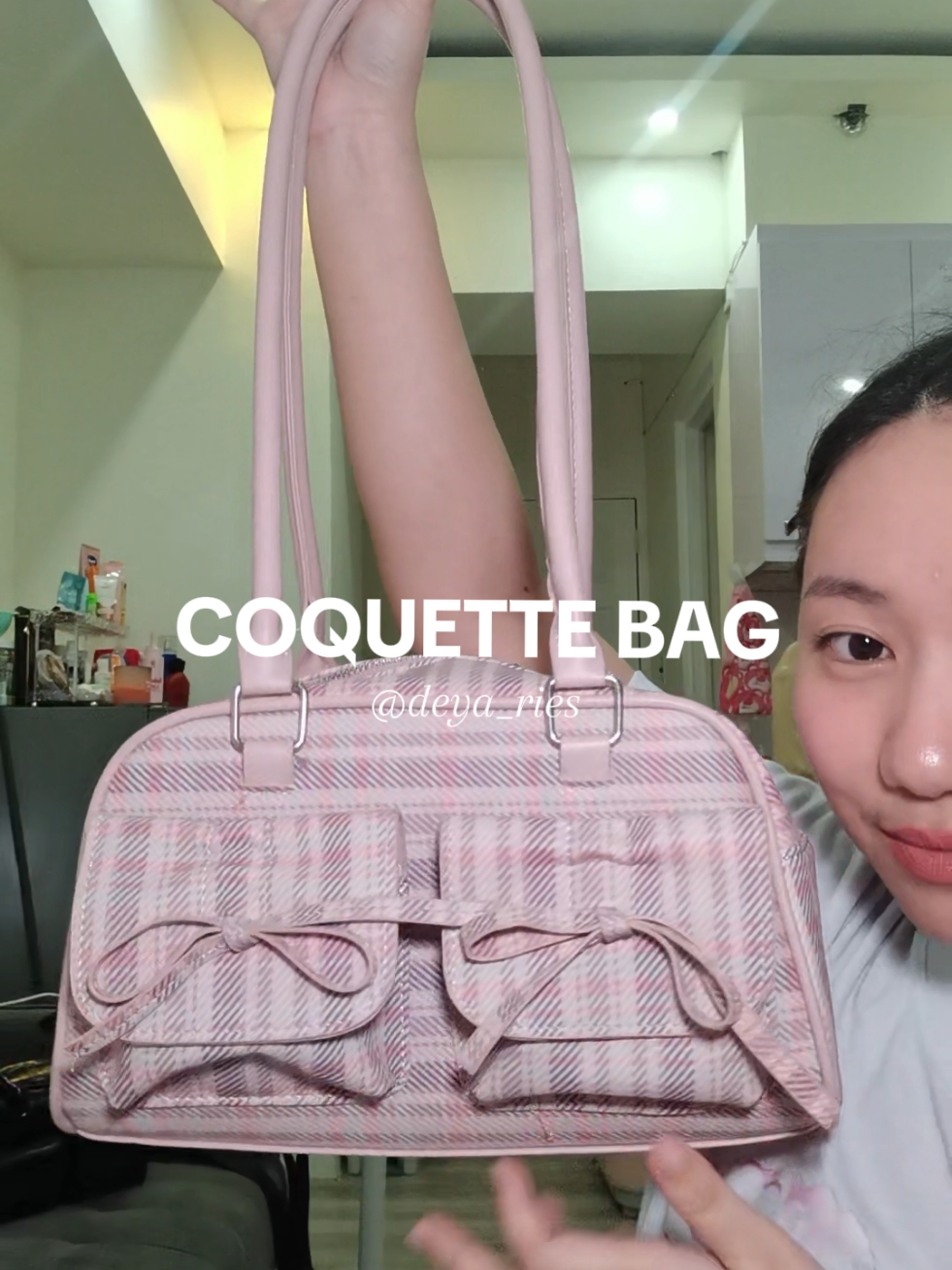 PINK COQUETTE BAG IS MY SPIRIT ANIMAL #bag #trending #fyp #viral #shoulderbag #bagforwomen #coquette 