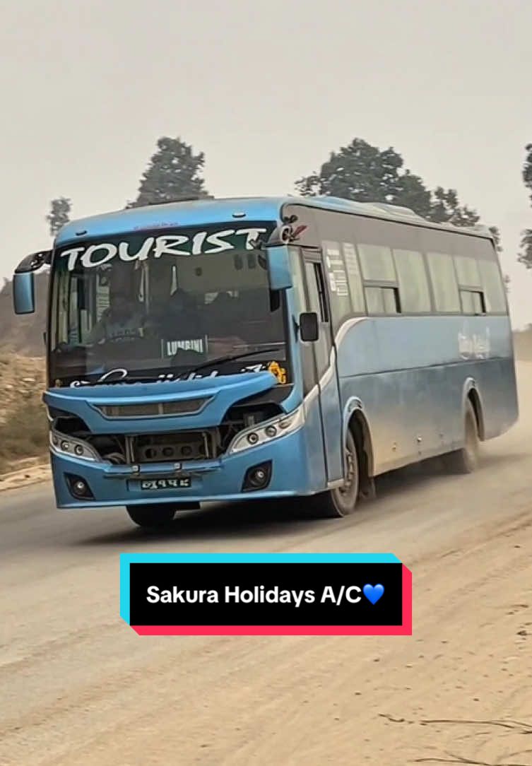 Sakura Holidays A/C💙 {Lumbini to Kathmandu Daily Day & Night Services} #youtube #busenthusiastnepal07 #busnepal #tiktok #fypシ #keepsupport #goviral 