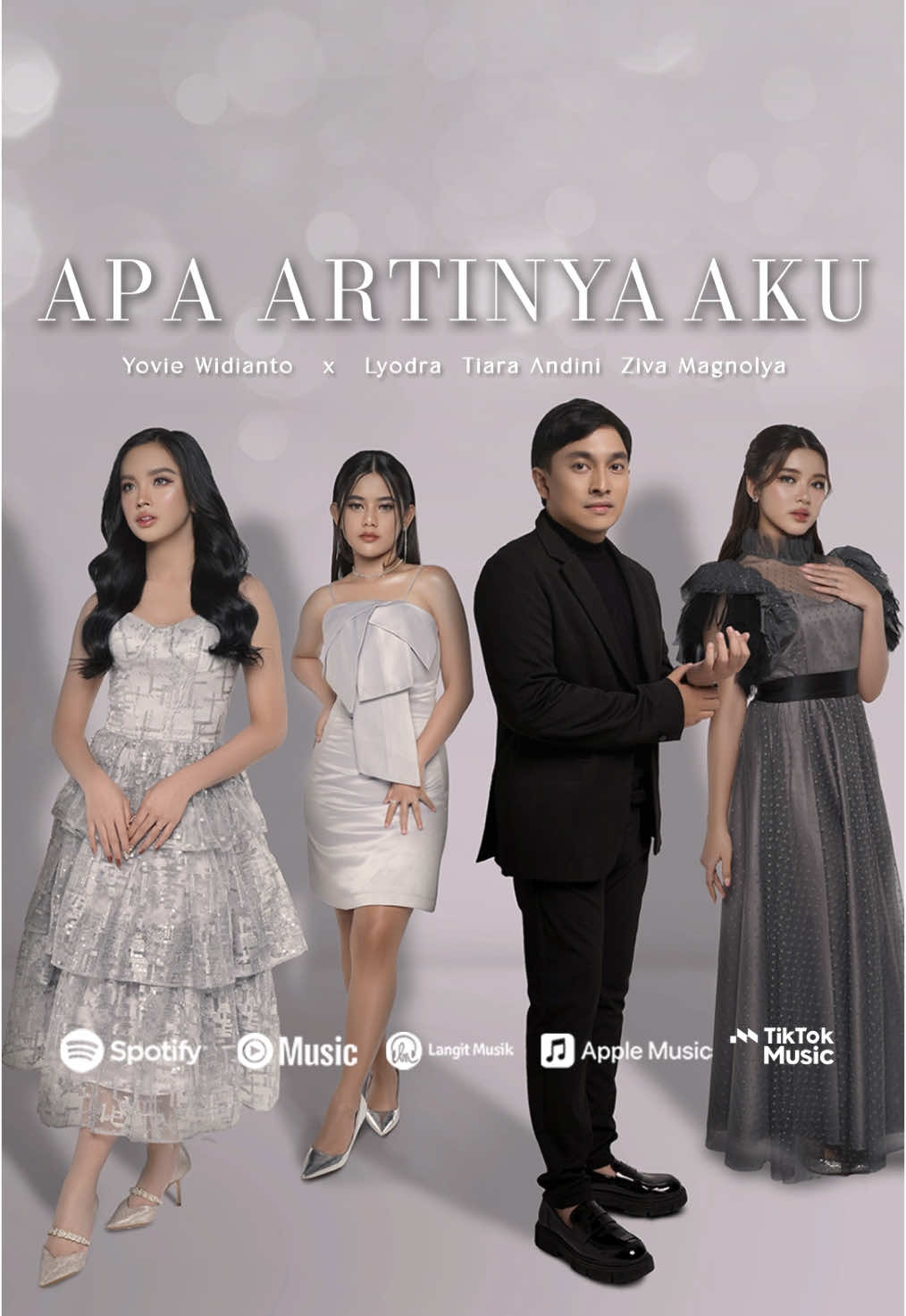 "Apa Artinya Aku" is out now! Part mana di lagu ini yang jadi favoritmu? @Lyodra Ginting @tiara andini @Ziva Magnolya #YovieWidianto #Lyodra #TiaraAndini #ZivaMagnolya