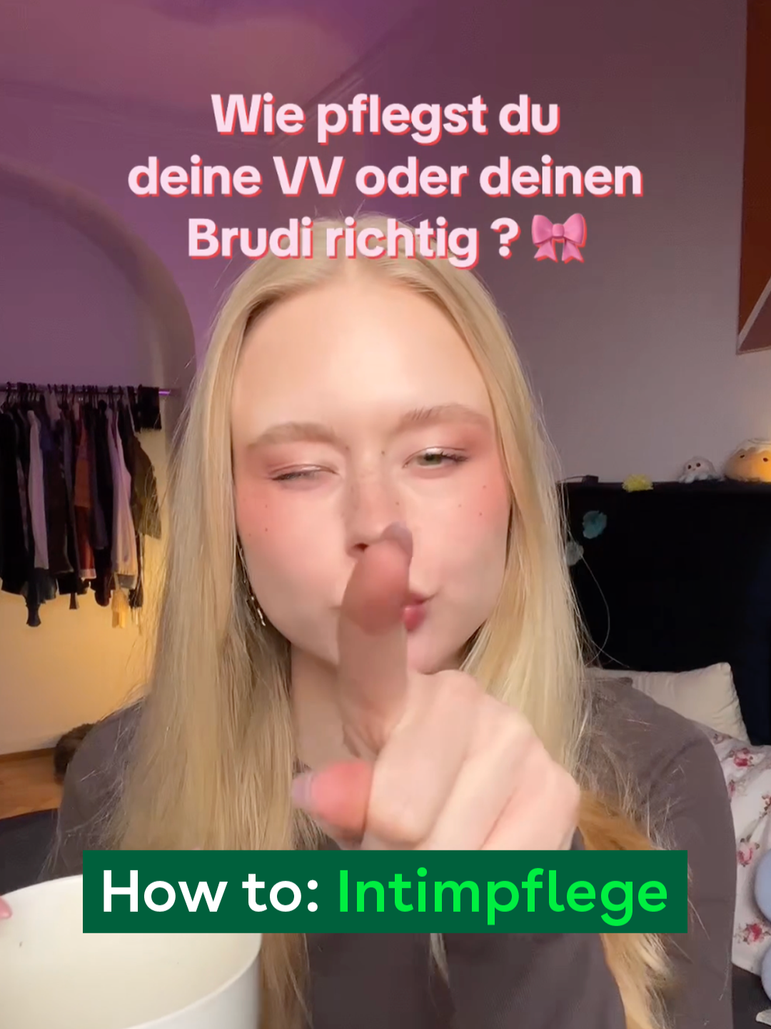 Wichtig und richtig – So pflegt ihre eure VV oder euren Brudi. 🙂‍↕️ | @marieeejoan  #intimpflege #körperpflege #hygiene #körperhygiene #gesundheit #gesundheitstipps #aoktok #aoksquad