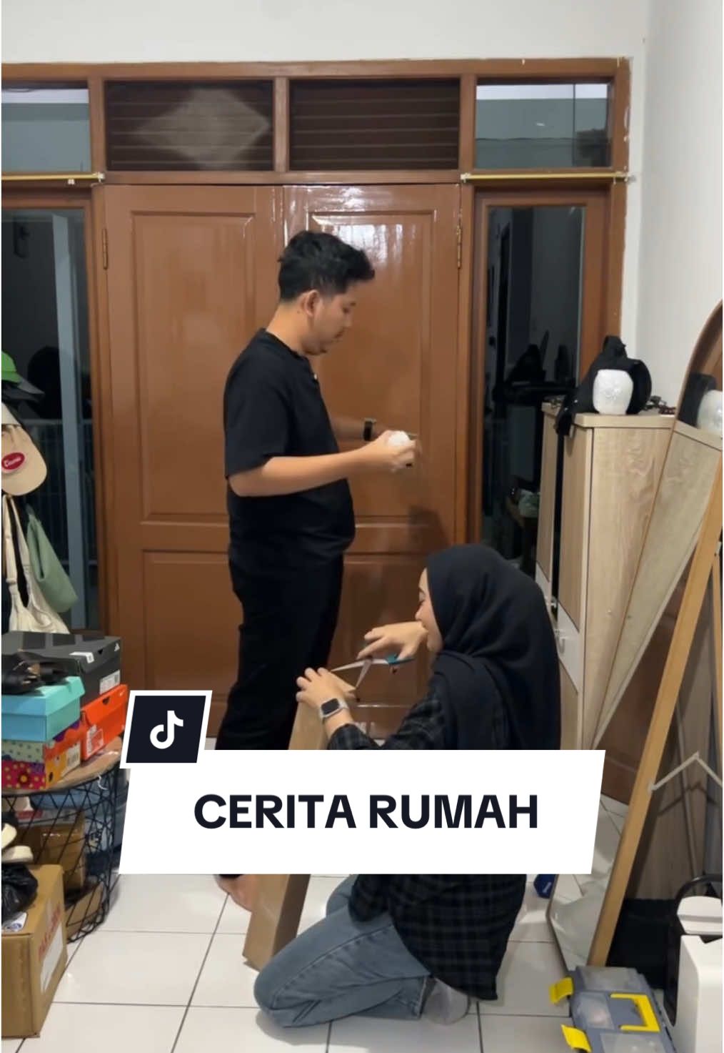 Meskipun masi ngontrak, Tapi aku seneng aja bisa menata dan mempercantik isi rumah 🥰 #katabunda #bundaule #aleule