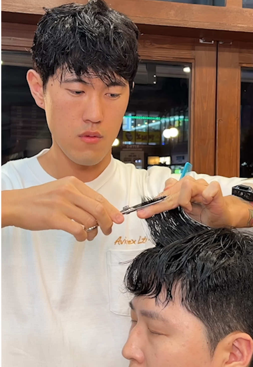 ASMR 💈 The best barber Giving a Relaxing Haircut, Barbershop #asmr #barbershop #wowbeauty #와뷰티#와뷰ᄐircut #fyp