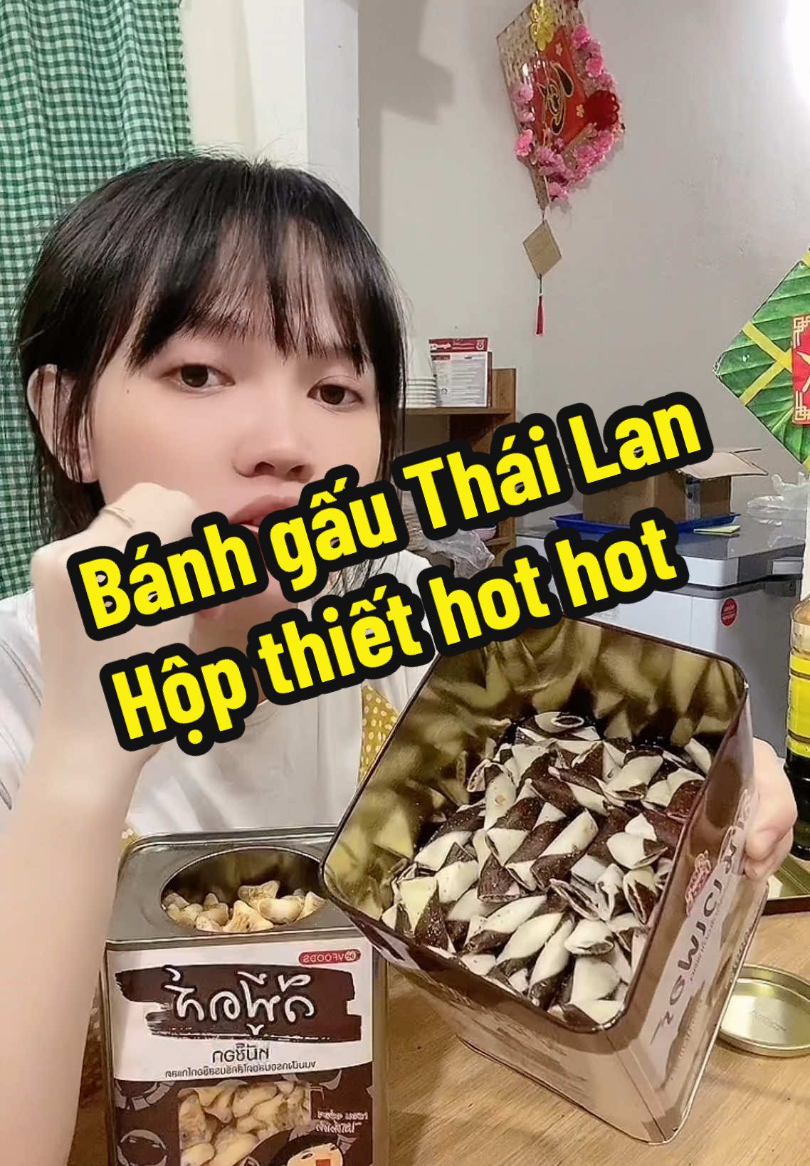 Bánh gấu thái lan hộp thiết hot rần rần mấy ngày nay #ăncungtiktok #meotiktok #anvat #xuhuongtiktok 