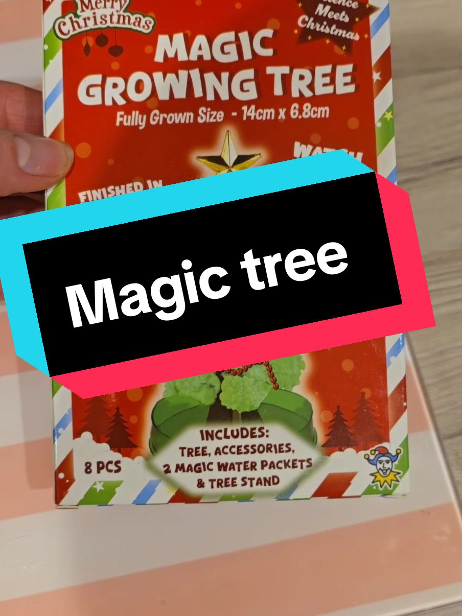 Magic growing tree 🎊🎄#christmas #tree #magictree #productreview #producttesting #tiktokmademebuyit 