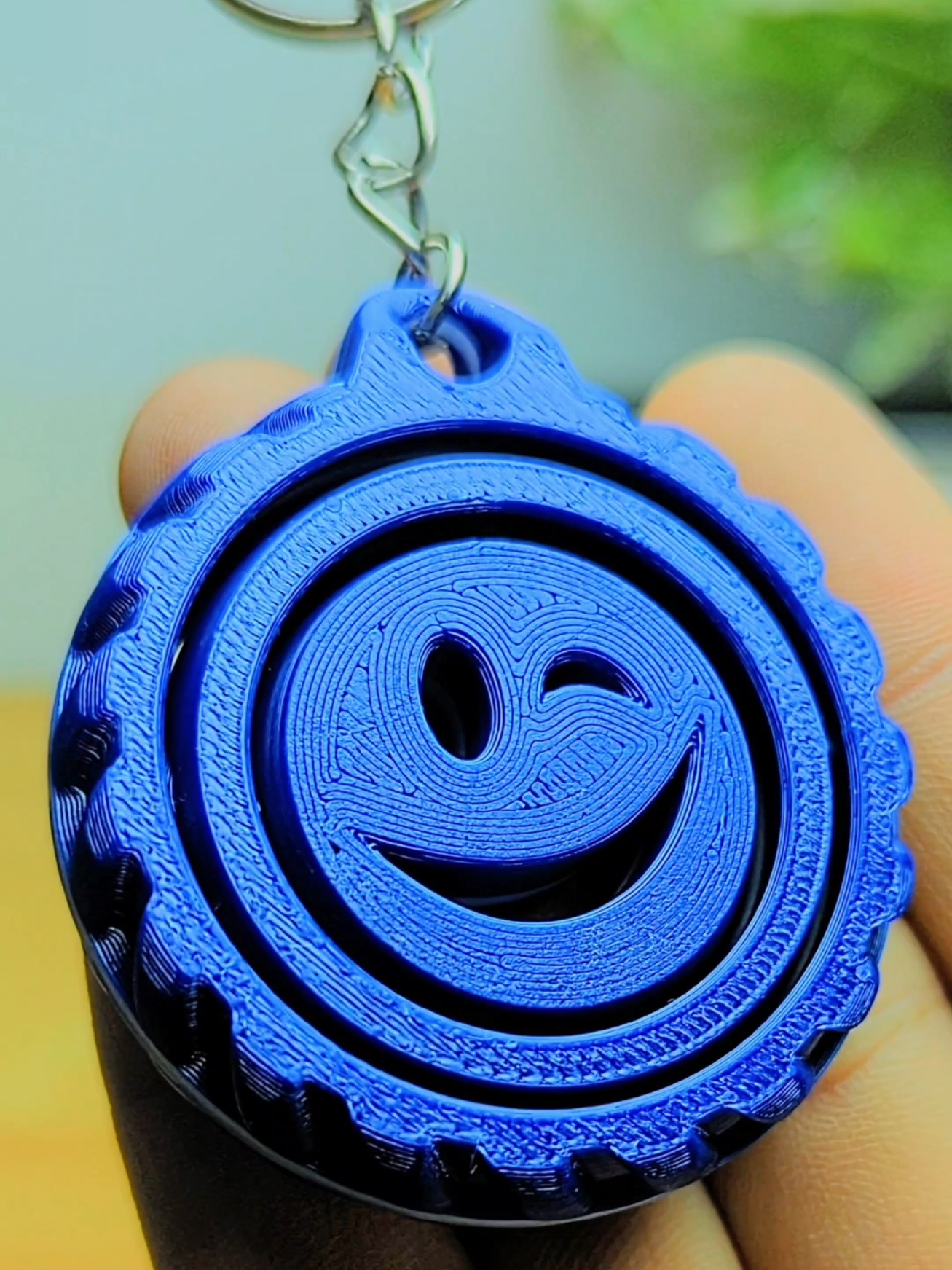 3d Printed Gyroscopic keychain Spinner  #character #StressRelief #3dprinting #3dprinted #3dprint #satisfying #timelapse #reels #asmr #craft #viral #shorts #3dcrafthub #toy #portable #best 