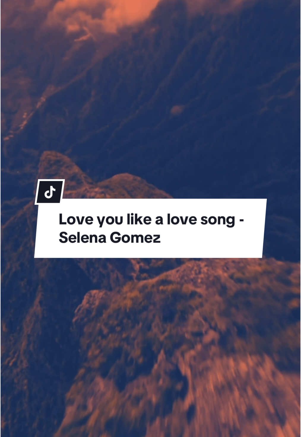 Part 2 | I love you like a love song 🫶🏻 #lyrics #audio #speedup #speedsongs #fyp  Song : Love you like a love song - Selena Gomez 