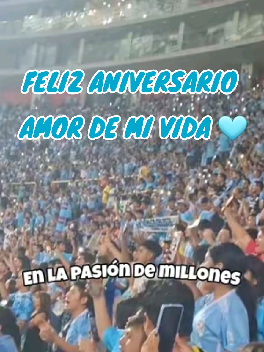 Feliz 69 aniversario amor de mi vida 🩵  #sportingcristal #fuerzacristal  #extremoceleste #liga1 #futbolperuano #felizaniversario 