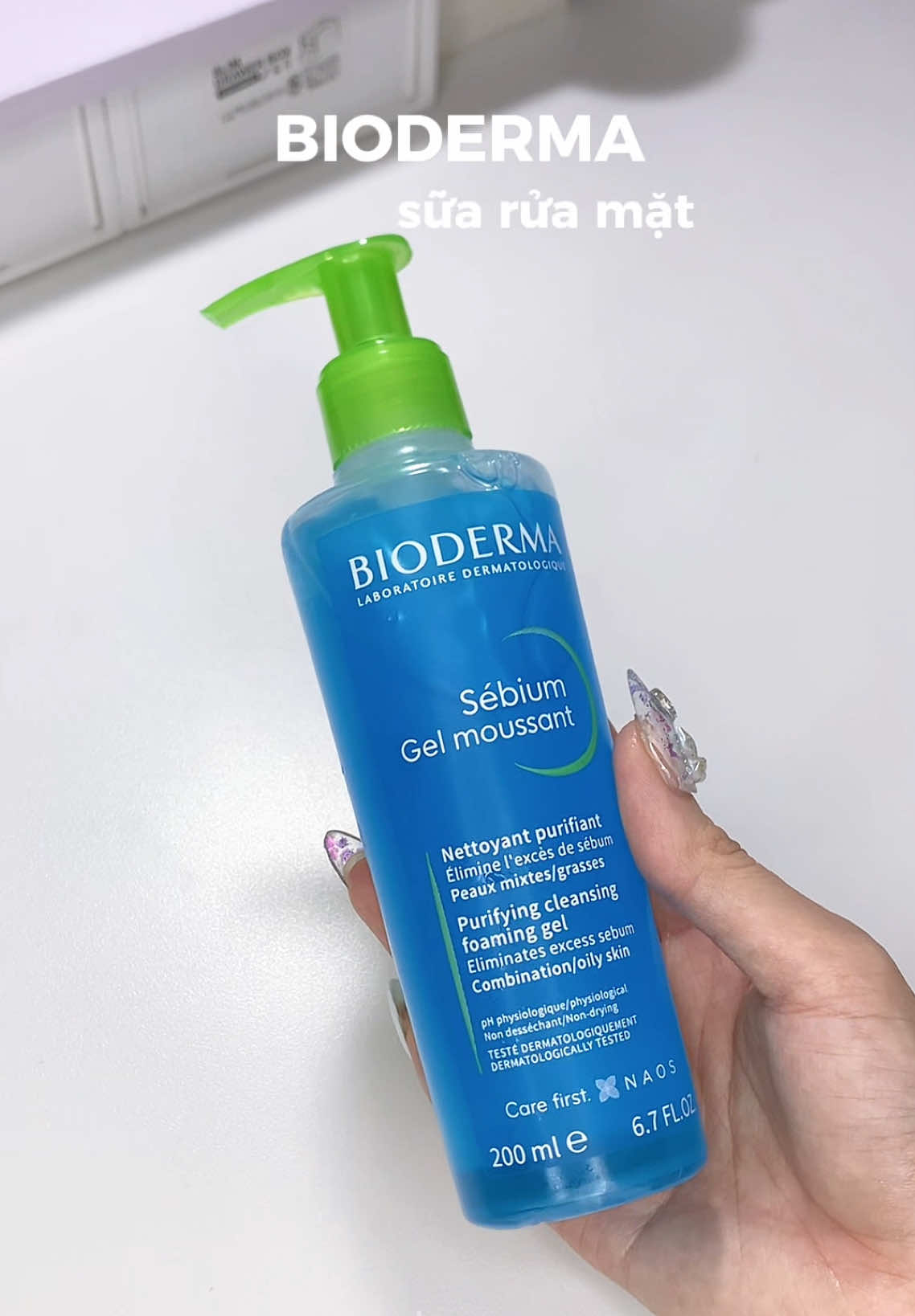 chân ái cho da dầu mụn là đây hehe 💯🫧 #bioderma #biodermavietnam #sưaruamat #suaruamat #dadaumun #danhaycam #skincare #skincareroutine #muataitiktok #viral #imbiene 
