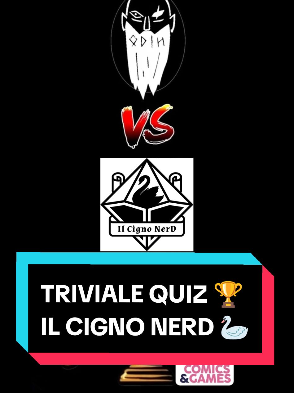 TRIVIALE PURSUIT - EPISODIO 7 IL CIGNO NERD 🦢 Ecco l'episodio del nostro agguato al @benedettamelappio  ⚔️  Era tranquilla che vagava per @LuccaComics&Games , pronta già per tornare a casa quando è stata brutalmente placcata da noi, ed è stata sottoposta al nostro TRIVIALE QUIZ 🏆 , un tremendo gioco che ha fatto tremare più di un creator o chi si spacciava per tale! 😈😈😈 Sarà stato un massacro o sarà riuscita a salvarsi?!?!🎲🎲 Tutto il possibile per SGAMARE gli infedeli anche perché eravamo IN MISSIONE PER CONTO DI ODINO 😎😎😎😎 (P. S. c'è stata anche una battaglia all'ultimo sangue con il gigante LUCE in stile Attack On Titan 🪓) #boardgames #tabletopgames #gamingcommunity #boardgamegeek #roleplayinggames #tabletoprpg #gamestagram #boardgamenight #tabletopgaming #dnd #rpglife #dice #boardgameaddict #nerdlife #gamecollection #strategygames #canidiodino #canidiodino_harys #luce #luccacomics #luccacomicsandgames #interview #quiz #intervista #giocodiruolo #giocodatavolo #trivialpursuit #bluesbrothers #siamoinmissionepercontodidio