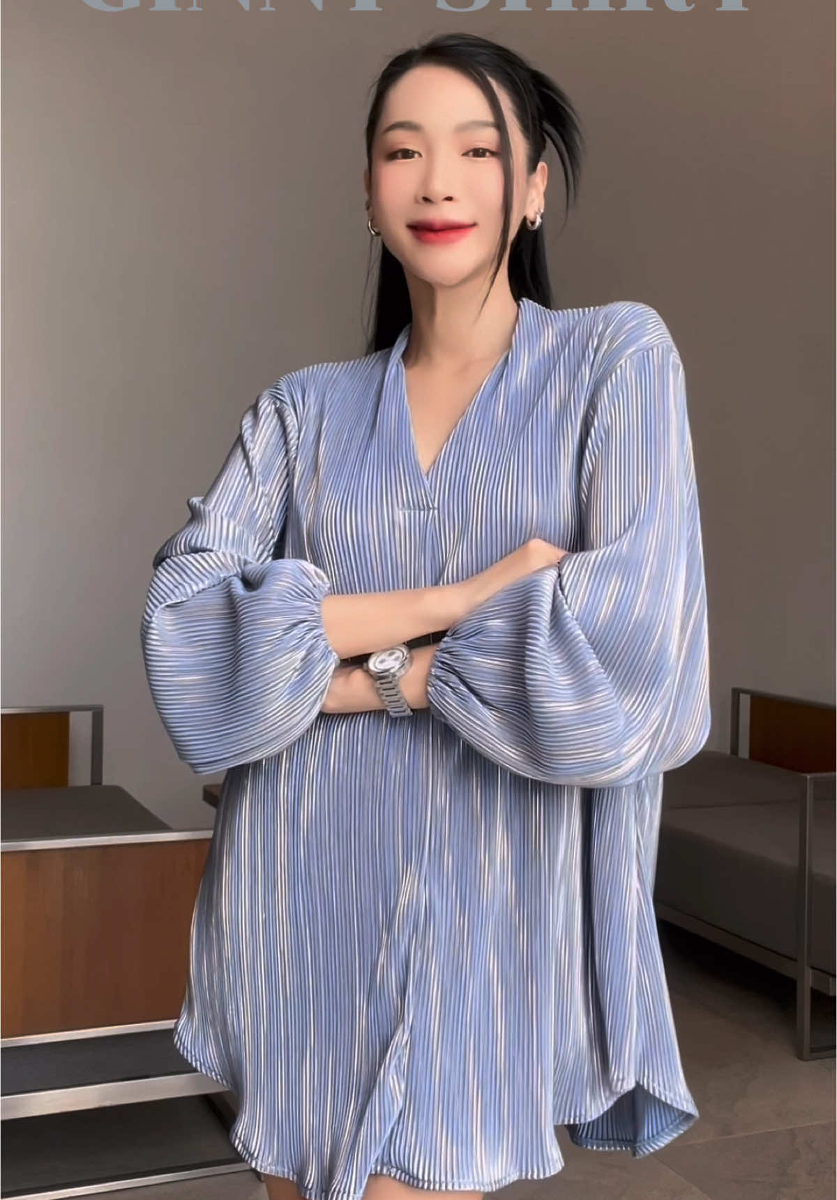 ใครได้ไปก็ถูกใจม๊ากกกก นอกจากควทมสวยแล้วยังใส่สบายด้วย ฟินสุดๆ🫶🏻 #เสื้ออัดพลีท #เสื้อผ้าผู้หญิง #เสื้อเชิ้ตโอเวอร์ไซส์ #แฟชั่นผู้หญิง #TikTokFashion #คลาสแฟชั่น #เสื้อผ้าสาวอวบ 