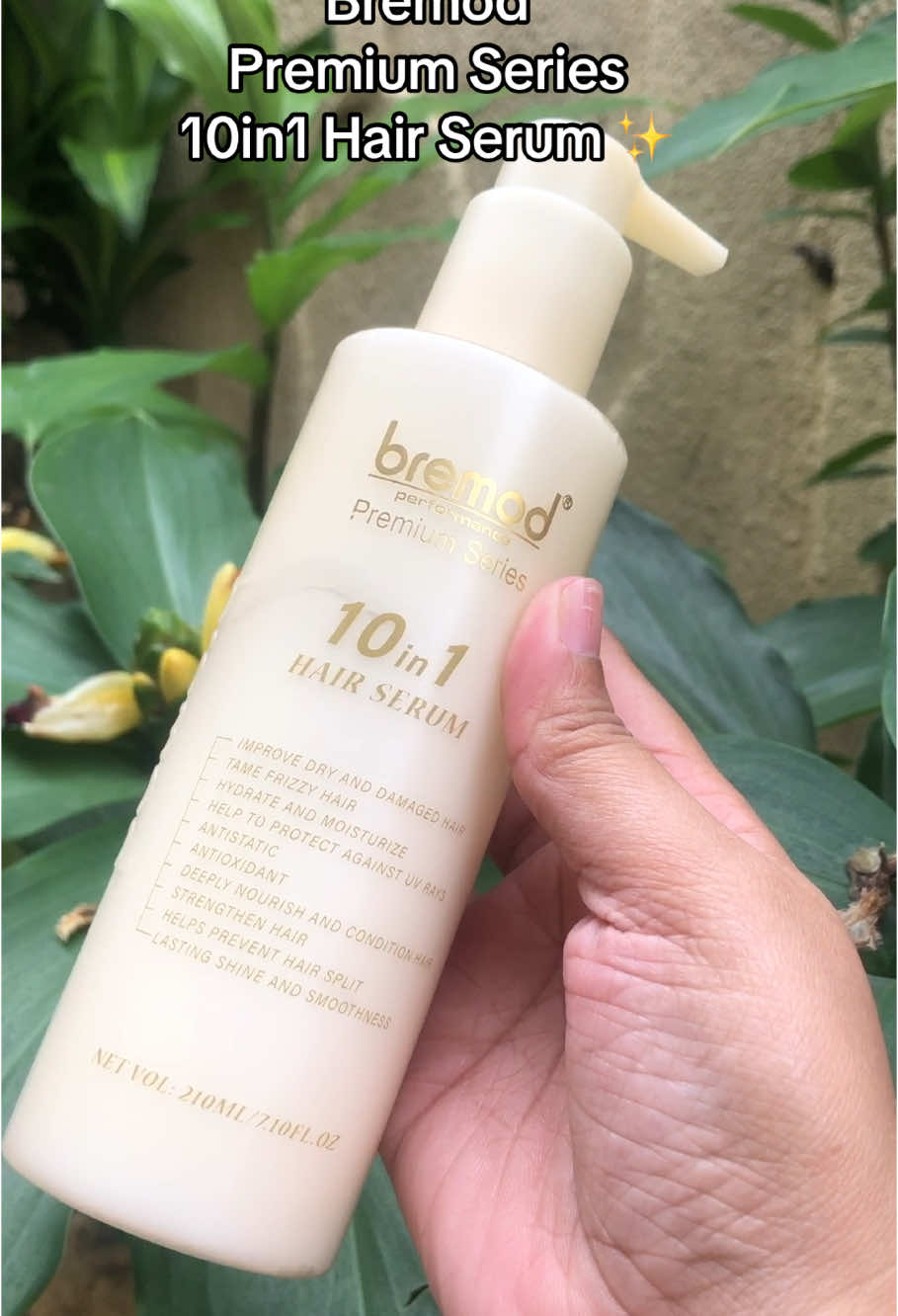 10 in 1 Hair Serum for Dry and frizzy Hair. Hair Care is a Must! 💯 #bremod #haircareroutine #HairCareTips #haircareproducts #bremodpremiumph #hairserum #viral