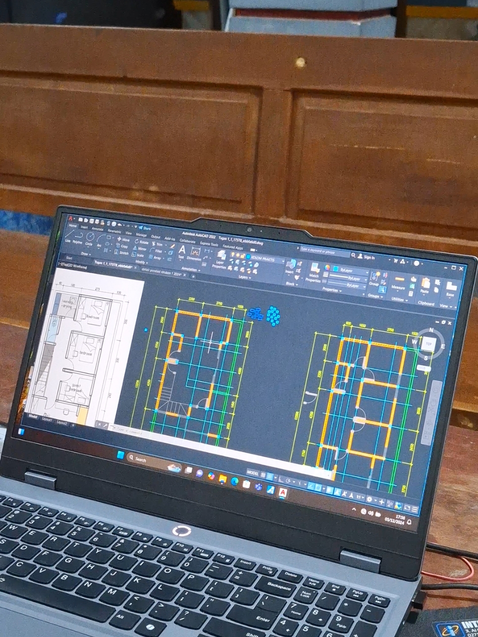 siapa yang lagi belajar autocad😄 #autocad #arsitektur #tekniksipil #sketchup #fyp #lfl 