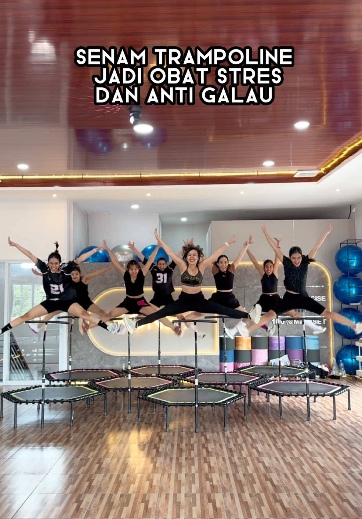 Senam Trampoline jadi obat stres dan anti galau mama2 jaman now.. gak percaya? Yu kk coba dlu..  #dhentykitty #senamtrampolineindonesia #senamtrampolin #trampoline #trampolines #coachdhenty #trampolineworkout #trampolin #senamtrampoline #senam #jump #jumping #Fitness #dhentykitty #dkitty #dkittytrampoline #dk #kormi #astrami #korminas #trampolineworkout #olahragaseru #serang #serangbanten #banten #kotaserang 