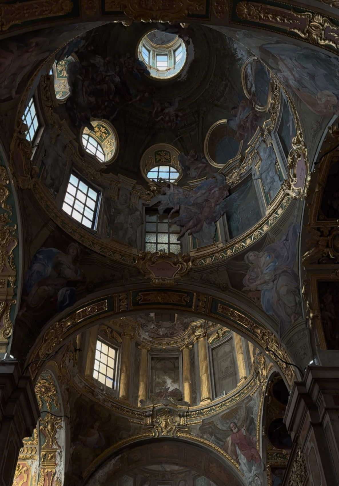 The stunning baroque Church of Gesù, Genoa.