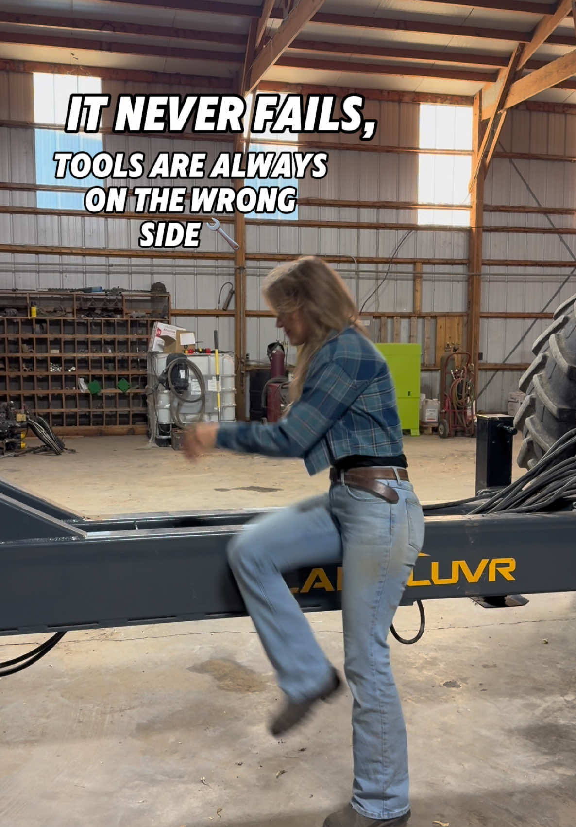 You’re not doing it right if there isn’t 50 Trips for tools #farmlife #mechanic #why 