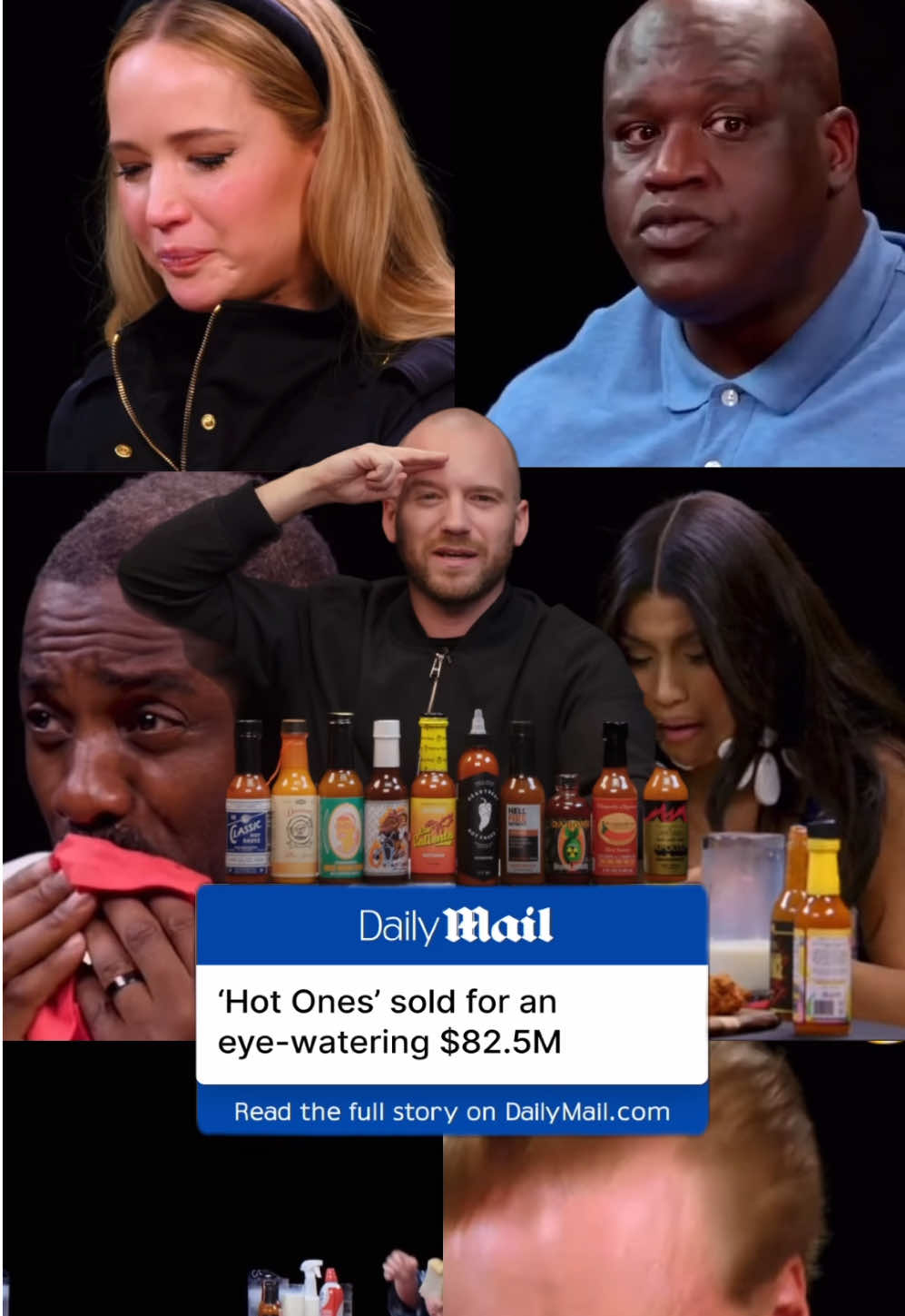 BuzzFeed has announced a deal to sell First We Feast, the studio behind the popular YouTube chicken-wing-eating celebrity talk show “Hot Ones,” for $82.5 million in cash to a group of investors. “Hot Ones,” first launched in 2015, now has more than 14 million subscribers on YouTube and 4 billion views on the platforms. The group of buyers includes founder Chris Schonberger and “Hot Ones” host Sean Evans, alongside podcast media company Crooked Media, Rhett & Link’s Mythical Entertainment and Soros Fund Management. #youtube #hotones #chicken #celebrity #news 