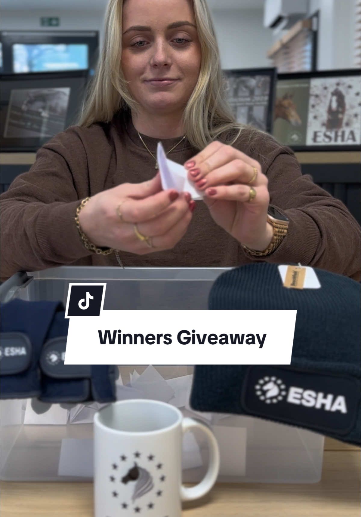 Our ESHA Giveaway has come to an end and the 3 lucky winners of the 𝑬𝑺𝑯𝑨 𝑾𝒊𝒏𝒕𝒆𝒓 𝑷𝒂𝒄𝒌𝒂𝒈𝒆𝒔 have been selected! ❄️🎁 Who’s taking home the exclusive ESHA merch? 🤔 Watch the video to find out if 𝗬𝗢𝗨 are one of the lucky winners! 🧤☕🎩 Thank you to everyone who participated 💙