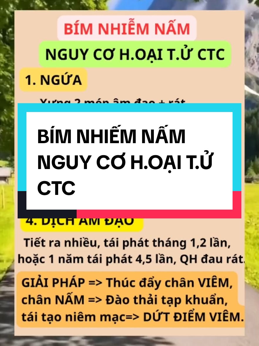 BÍM NHIẾM NẤM NGUY CƠ H.OẠI T.Ử CTC #xuhuong  #xuhuongtiktok  #namcandida  #namamdao 