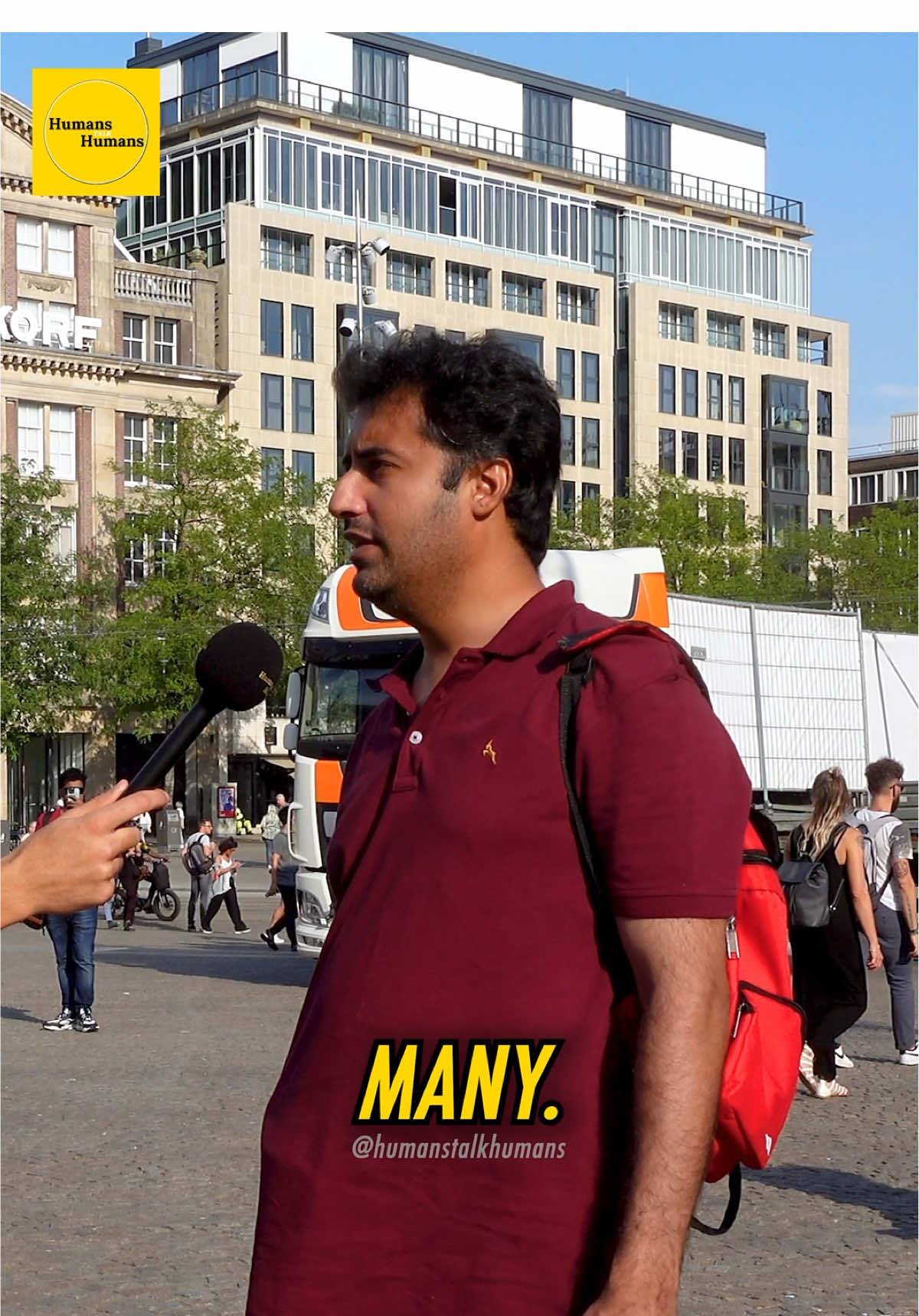 Before announcing the Humans Talk Humans video of 2024… let’s talk a look at the HTH video of the year 2023! 😂👏💛 #humanstalkhumans #chickenbiryani #amsterdam 