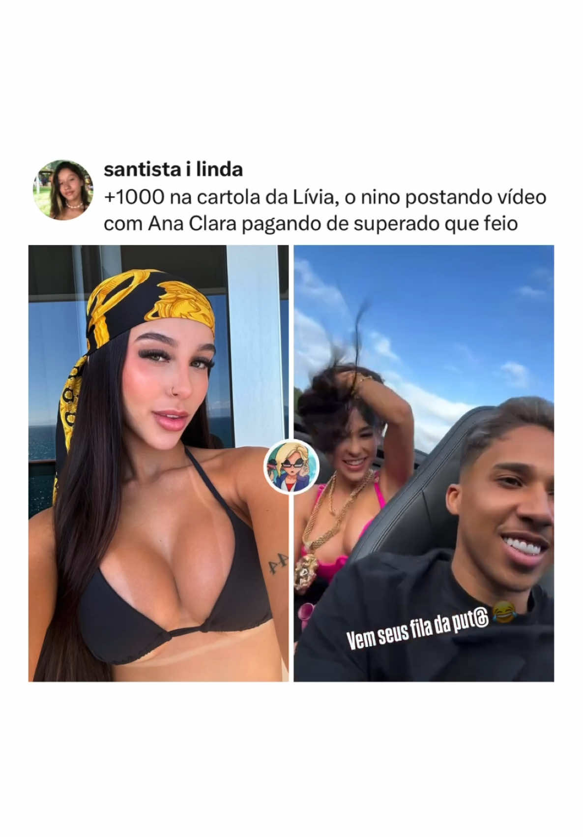 Após Nino Abravanel compartilhar novo vídeo em seu Instagram, internautas comentam: “nino postando vídeo com Ana Clara pagando de superado que feio”. O QUE VOCÊS ACHAM? 👀 #ninoabravanel #fy #fyp #anaclara