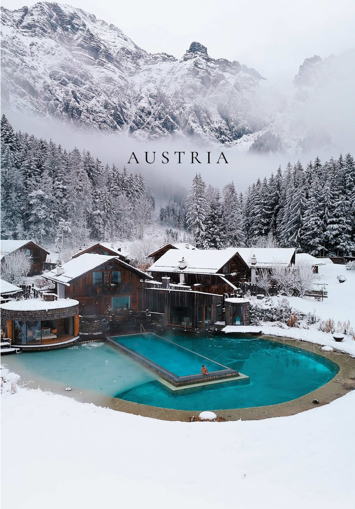 Winter villa goals! ❄️ 📍 Austrian alps