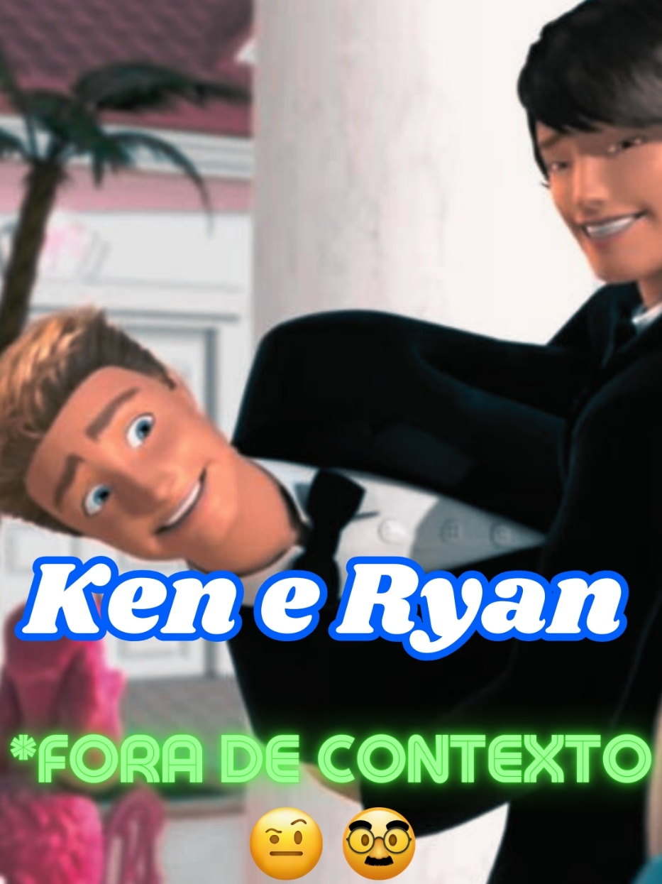 Esses dois... brigam como rivais, mas ninguém vive sem o outro! 🤷🏻‍♂️ 🤭 #barbielifeinthedreamhouse #filme #ken #barbiedreamhouse #ryan #kenandryan #barbie #barbieedit