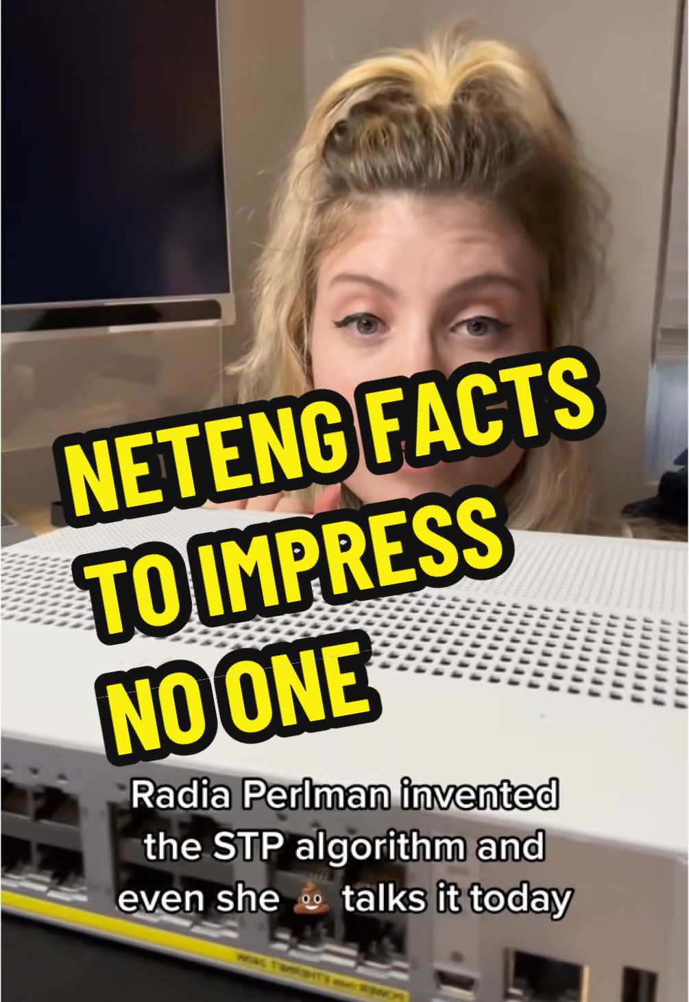 neteng facts to impress no one at zero parties        #networkengineer #fyppppppppppppppppppppppp #didyouknow #cybersecurity #onthisday 