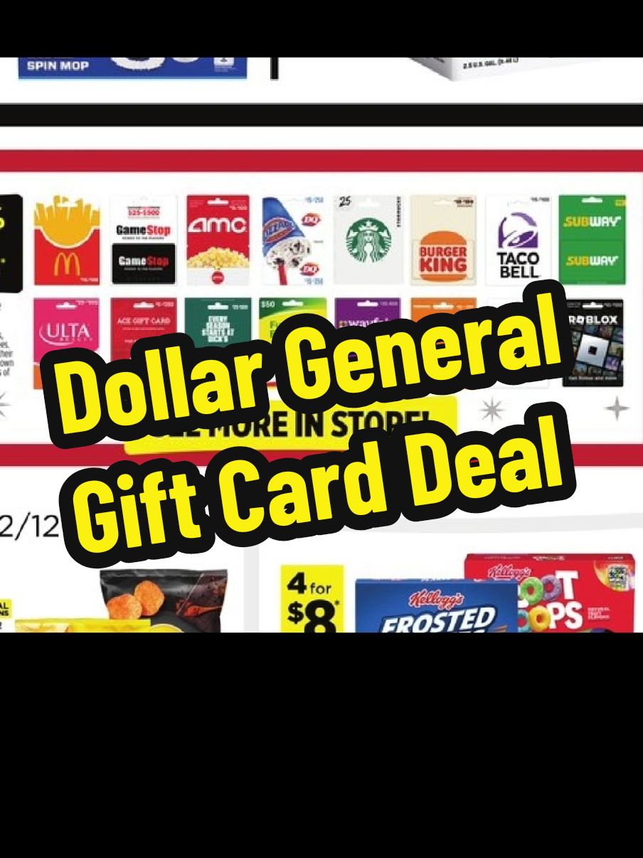 Deal valid 12/13 only😁 #giftcard  #christmassale  #dollargeneral #dollargeneralcouponing #dollargeneraldeals #dollargeneralfinds #dollargeneralcouponer #dollargeneralhaul #couponcommunity #couponing #couponing #coupon #couponfamily #save #savemoney #deals #learntocoupon #dollargeneralcoupons #cbombnatorcoupons #dealsoftheweek 