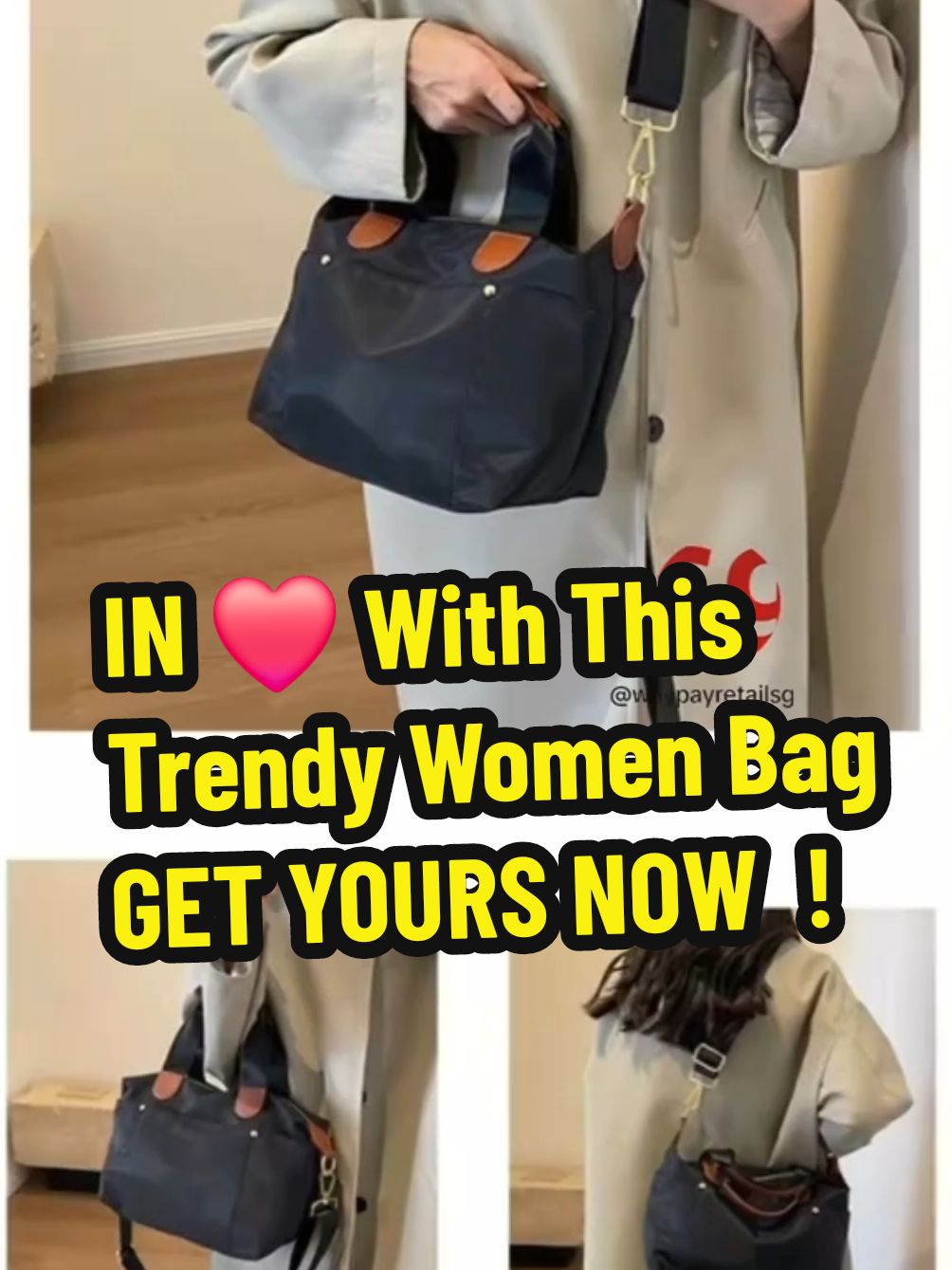 Love This Trendy women Bag .  It match Most Of My Outfits Wear. GET YOURS NOW  !  #fyp #bag #womenbag #fashion  #OOTD #bags #messengerbag  #shoulderbag #trendy #tiktokfinds  #sgfashion #fashionsg #fypsg  #createtowin #weeklywedrush  #tiktokshopsg #tiktokshopsgsale  #sgtiktok #tiktoksg #fypsingapore  #singaporetiktok #tiktoksingapore  #tiktokmademebuyit  #singaporetiktok🇸🇬 #tiktoksingapore🇸🇬 