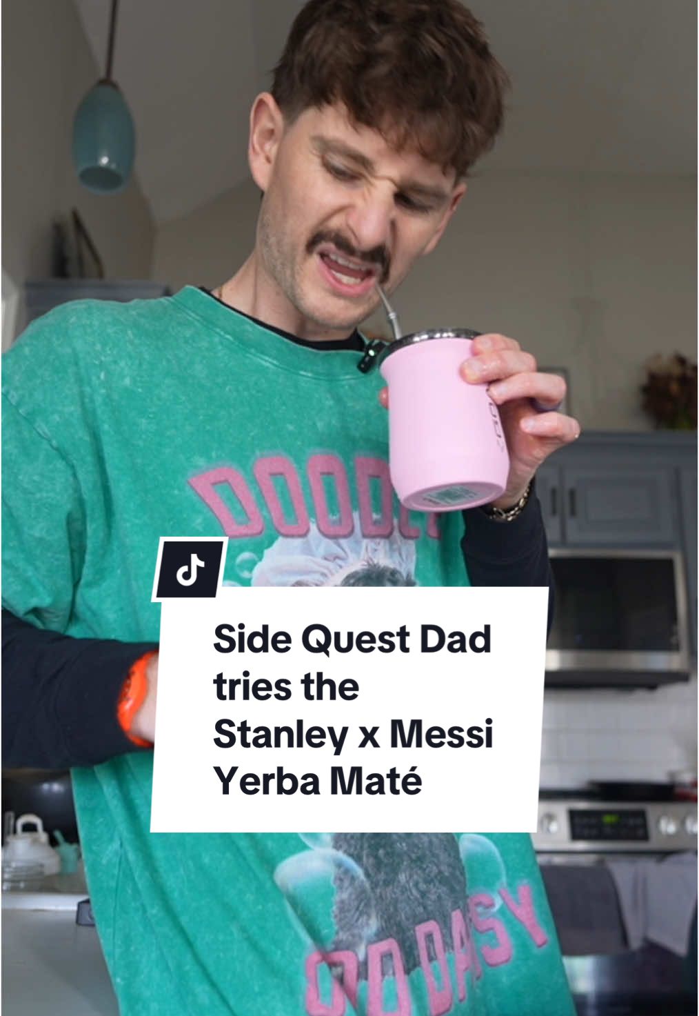 Making Yerba Maté with the new @Stanley Brand and Messi collab. Full vlog on YT. . #sidequestdad #messi #stanley #yerbamate 