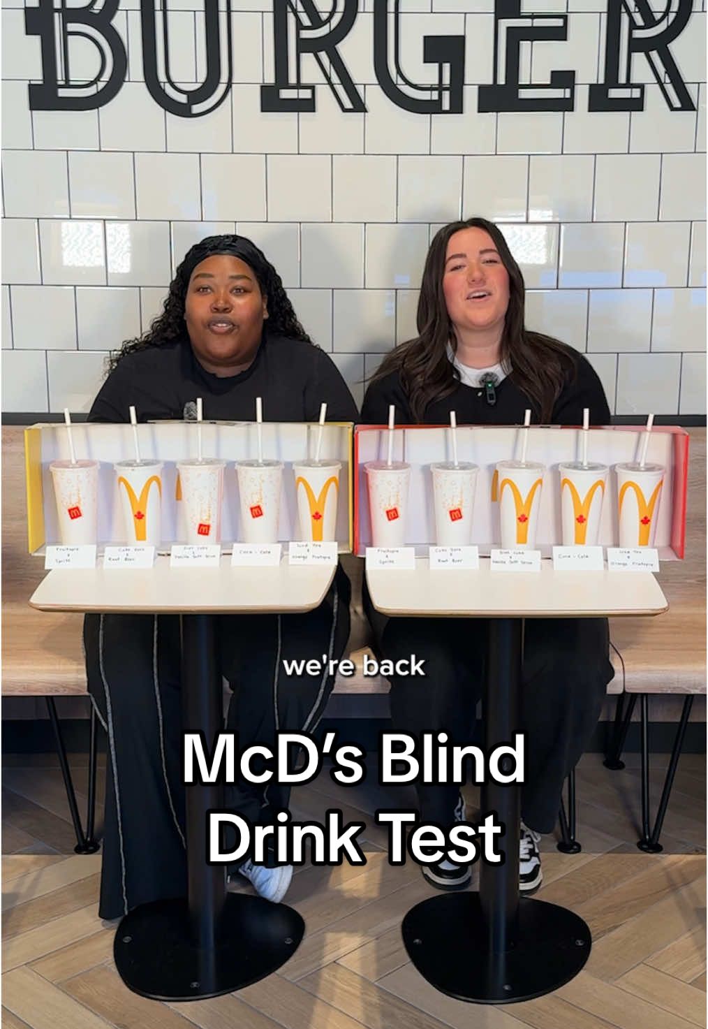 Raquel and Markelya are TOO good and i love it #McDs #McDonalds #TasteTest #fyp @Raquel Benitah 