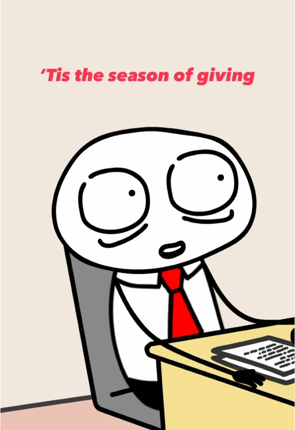 It’s that time of year again… 😌 #holidayspirit #seasonofgiving #worklife #corporatelife #introverts 