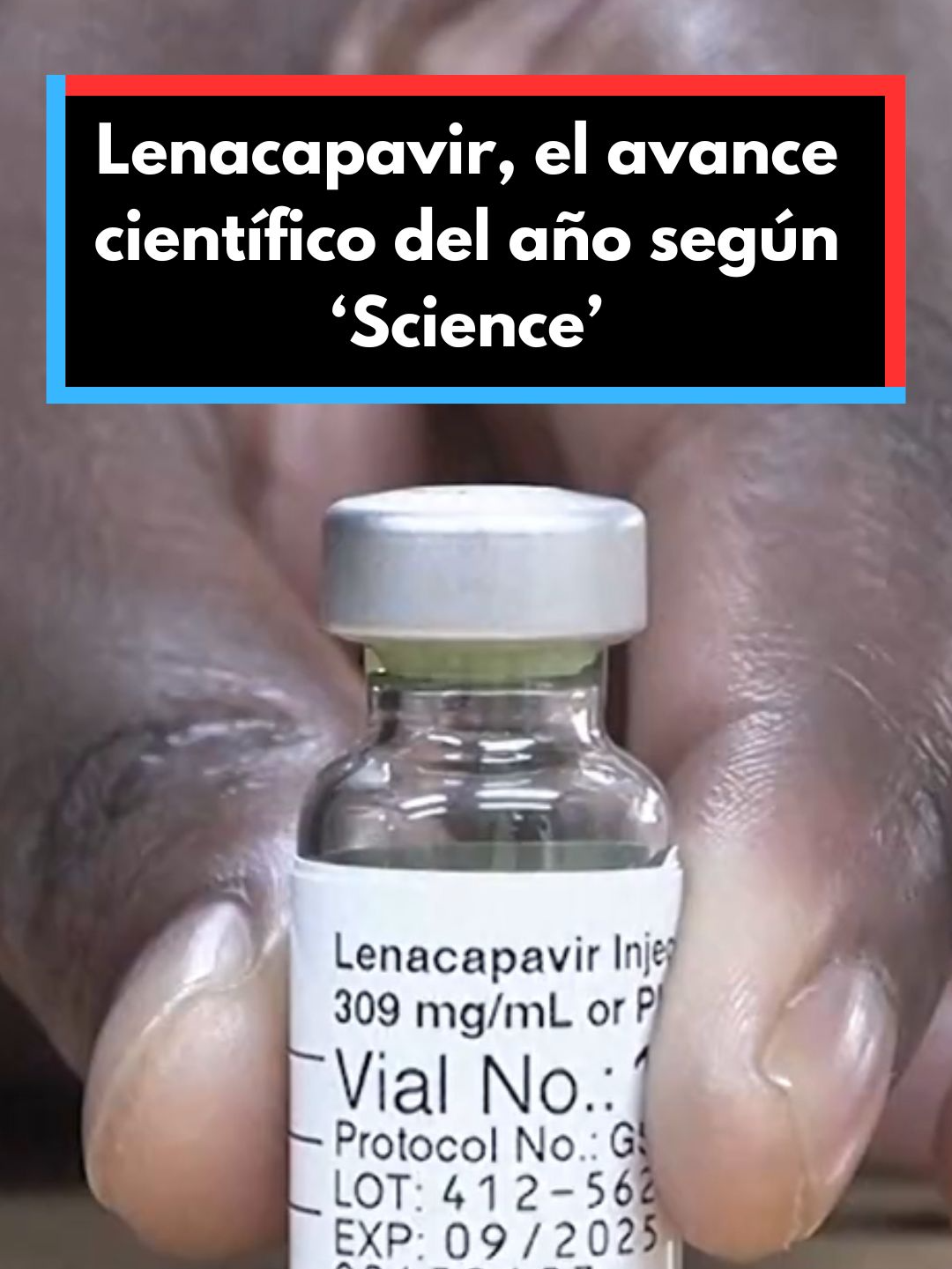 Un tratamiento de dos inyecciones anuales para evitar el contagio de VIH es, según la revista 'Science', el mayor avance científico de este año. Una dosis de este fármaco, el lenacapavir, protege durante seis meses con eficacia próxima al 100%. Se espera su aprobación en varios países en este 2025. #lenacapavir #cienciaentiktok #vih #farmacos #noticiastiktok