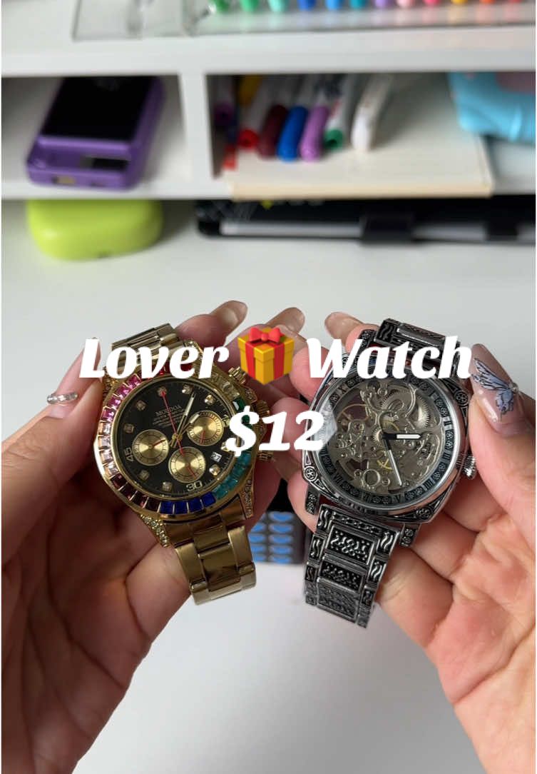 Timeless Love,Matched Wrists!❤️#watch #lovewatches #watches #giftforher #giftideas #idal#menwatch #christmas #tiktokshopfinds #tiktokshopholidayhaul 